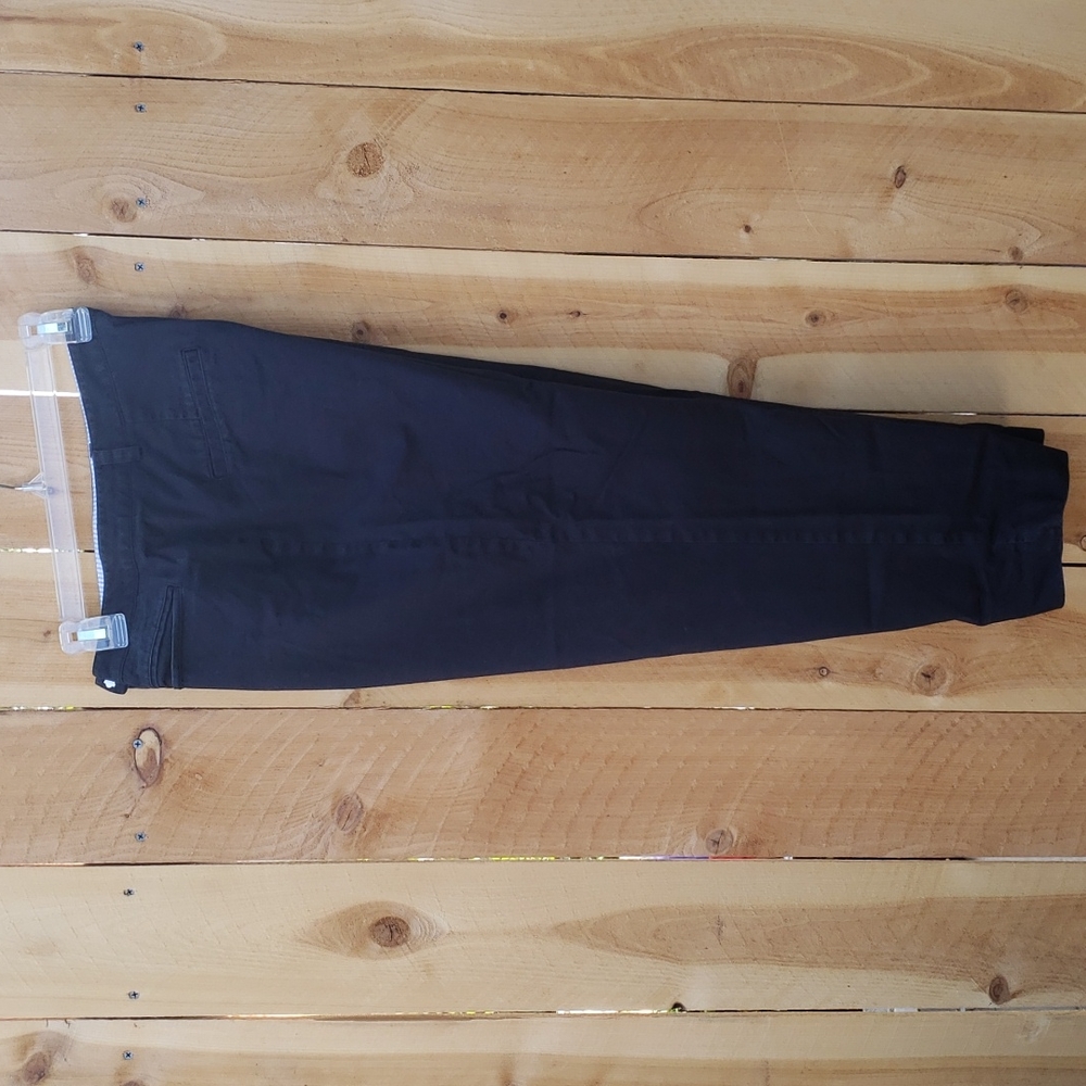 Tommy Hilfiger Black Cotton Blend Pants 8 - Picture 7 of 9